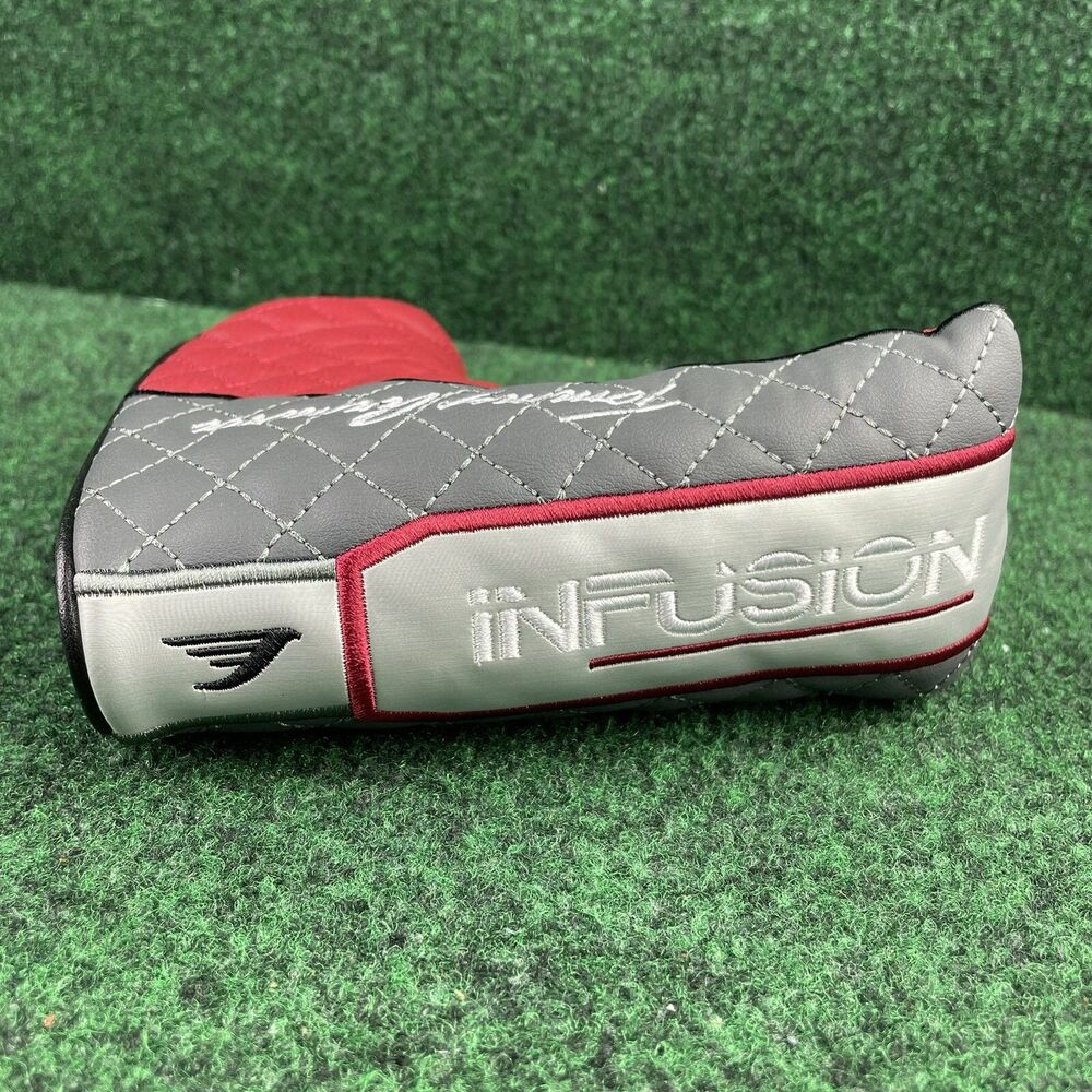 Tommy Armour Infusion Blade Putter Red Gray Head Cover Golf Club Headcover